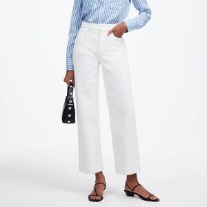 Madewell the perfect vintage wide-leg crop jeans